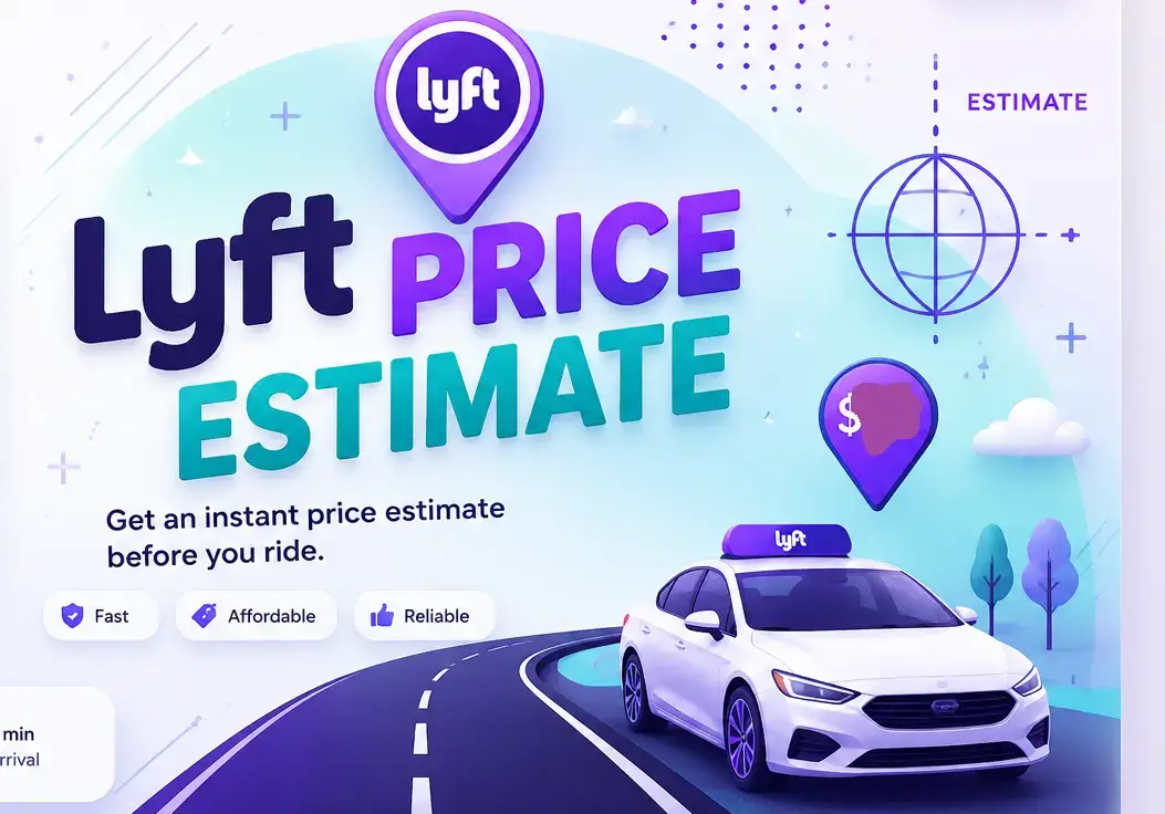 Lyft ride estimate layout diagram